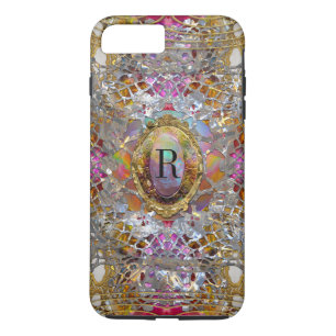 Regardez dans kaléidoscope Elegant Girly Monogram