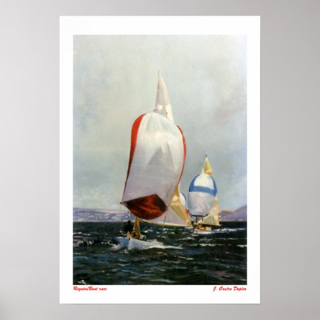 Regata/Boat race Poster (Framsidan)