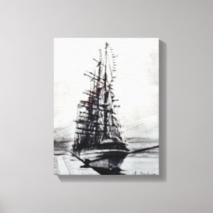 Regata Cutty Sark/Cutty Sark Tall Fraktasers Tävli Canvastryck
