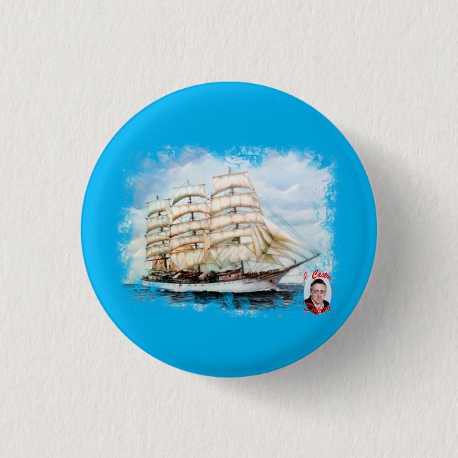 Regata Cutty Sark/Cutty Sark Tall Fraktasers Tävli Knapp (Framsida)