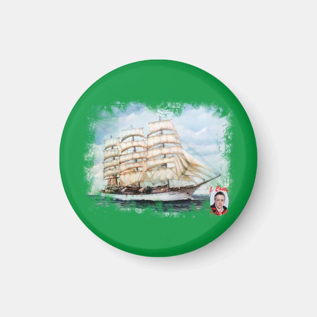 Regata Cutty Sark/Cutty Sark Tall Fraktasers Tävli Magnet (Framsidan)