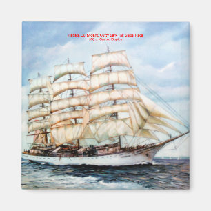 Regata Cutty Sark/Cutty Sark Tall Fraktasers Tävli Magnet