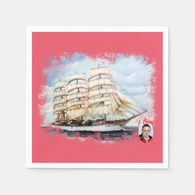 Regata Cutty Sark/Cutty Sark Tall Ships' Race Pappersservett (Framsidan)