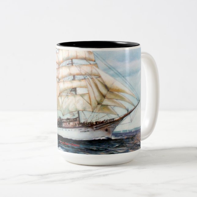 Regata Cutty Sark Två-Tonad Mugg (Framsida höger)