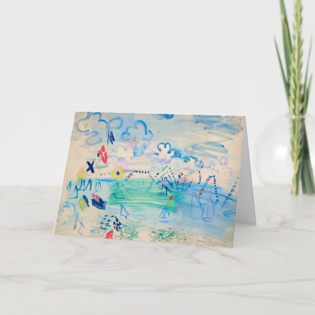 Régates à Cowes | Raoul Dufy Kort (Framsida)