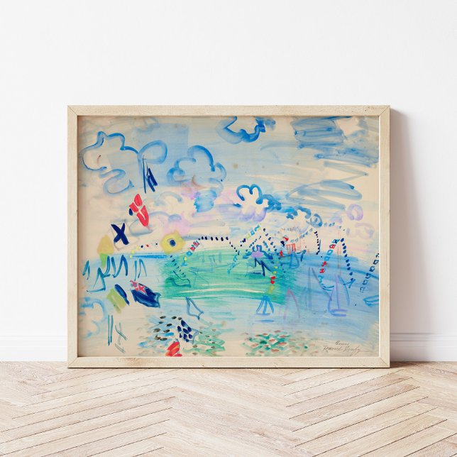 Régates à Cowes | Raoul Dufy Poster (Skapare uppladdad)