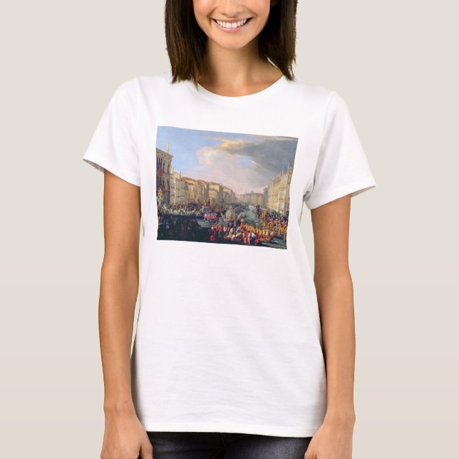 Regatta Held in Honor of Frederick VI of Danmark T-shirt (Framsida)