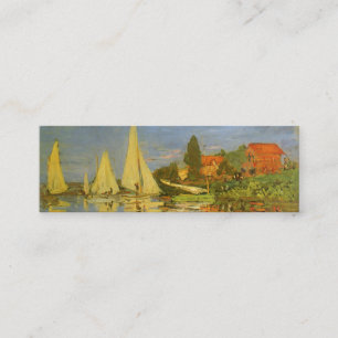 Regatta i Argenteuil av Claude Monet Mini Visitkort