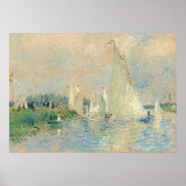 Regatta i Argentina - Auguste Renoir Fine Art Poster (Framsidan)