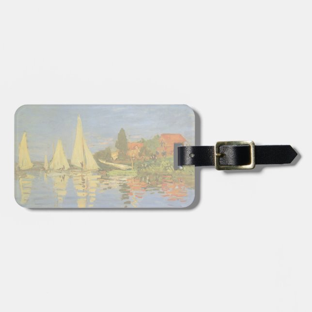 Regatta i Argentina av Claude Monet Bagagebricka (Horisontell Framsida)