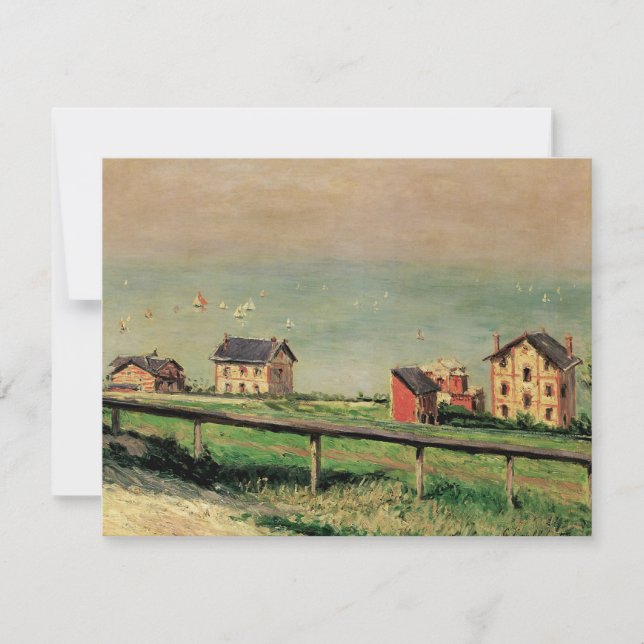 Regatta i Villerville av Gustave Caillebotte (Framsida)