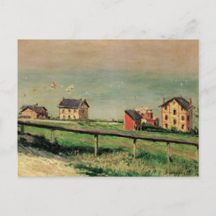 Regatta i Villerville av Gustave Caillebotte Vykort