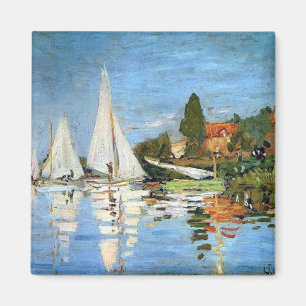 Regatta på Argenteuil Claude Monet Magnet