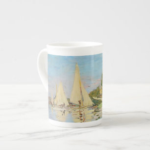 Regatta på Argenteuil vid Claude Monet Benporslin Mugg