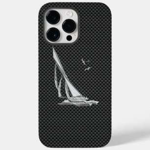 Regatta Sailboat på Carbon Fiber Stil
