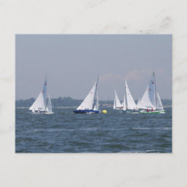 Regatta Sailing Postcard Vykort