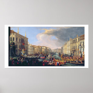 Regatta som rymms i heder av Frederick VI av Poster