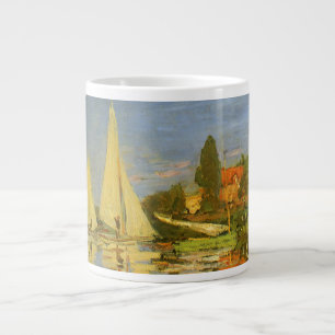 Regatta vid Argenteuil av Claude Monet Jumbo Mugg