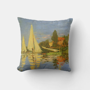 Regatta vid Argenteuil av Claude Monet Kudde