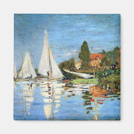 Regatta vid Argenteuil Claude Monet Magnet