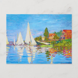 Regatta vid Argenteuil Claude Monet Vykort