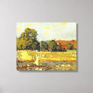 Regatta vid Hampton Court Alfred Sisley Canvastryck