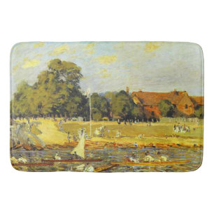 Regatta vid Hampton Court Poster Alfred Sisley Badrumsmatta