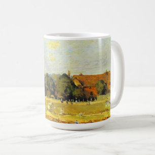 Regatta vid Hampton Court Poster Alfred Sisley Kaffemugg