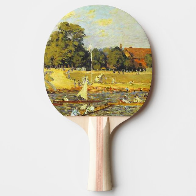 Regatta vid Hampton Court Poster Alfred Sisley Pingisracket (Framsidan)