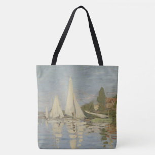 Regattor i Argenteuil, Oljemålning, Claude Monet Tygkasse