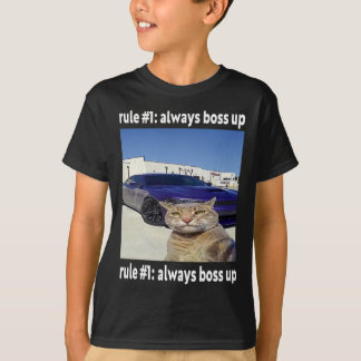Regel 1 Alltid Chef upp funktionellt kundnummer T Shirt