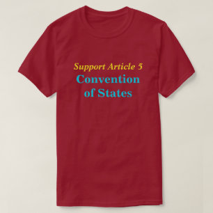 Regel av stater, skjorta för utslagsplats för tee shirt