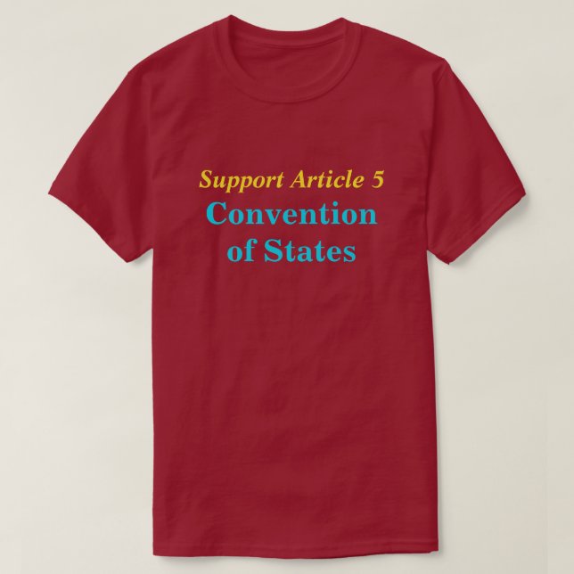 Regel av stater, skjorta för utslagsplats för tee shirt (Design framsida)