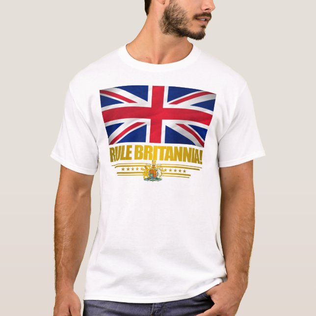Regel Britannia! Skjortor T-shirt (Framsida)