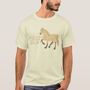Regel för bergshästar tee shirt