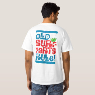 Regel för gamla surfor (bakåt) t shirt