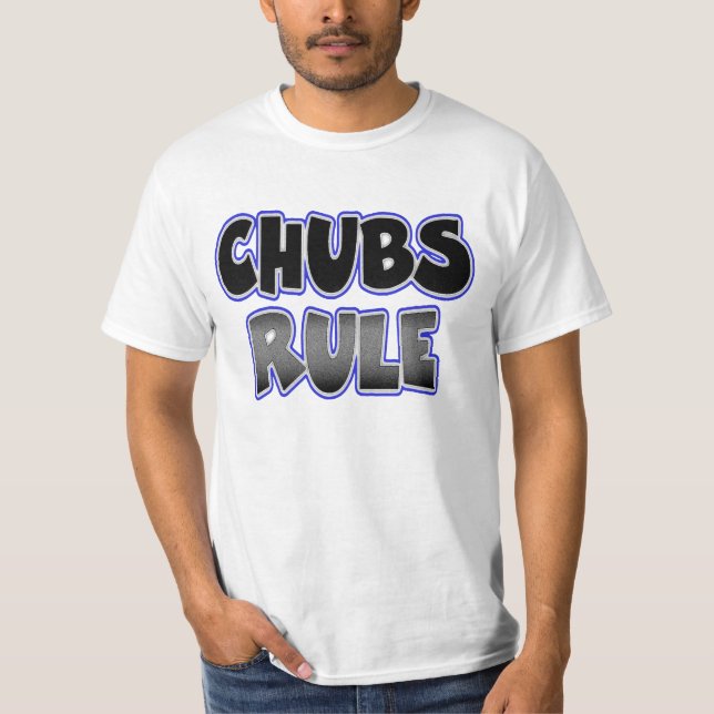 Regel för Gay Knubbig Chaser Chubs Tee (Framsida)