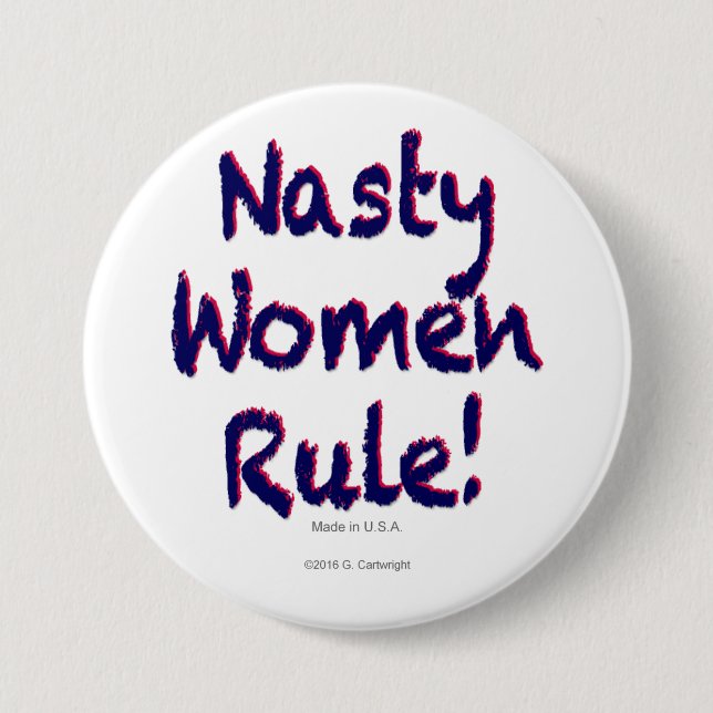 Regel för otäcka kvinnor knapp (Framsida)