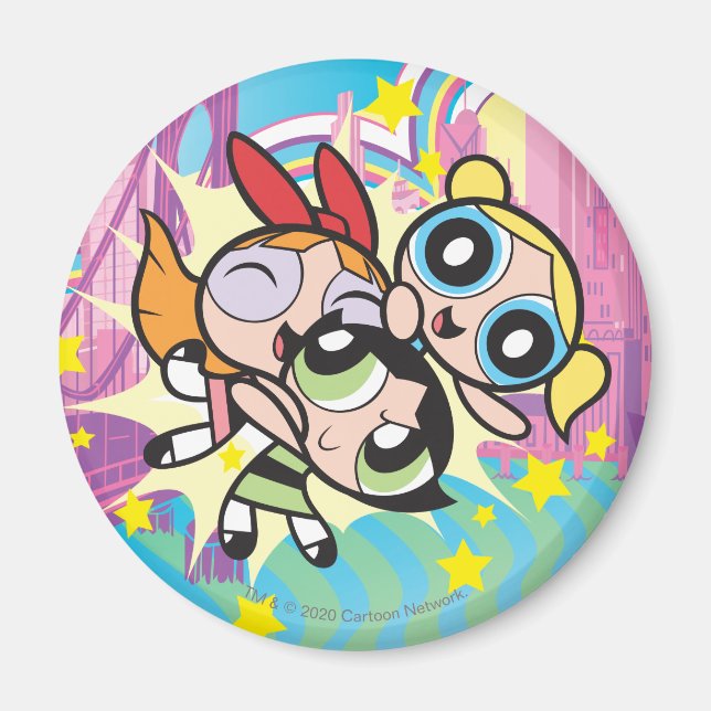 Regel för Powerpuff Girls Magnet (Framsidan)