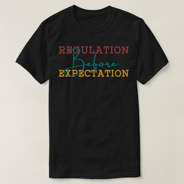Regel före förväntning 8 t shirt (Design framsida)