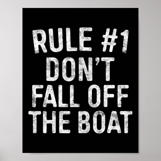 Regel nr 1 Fall inte av avdunstningen vid haveriet Poster (Framsidan)