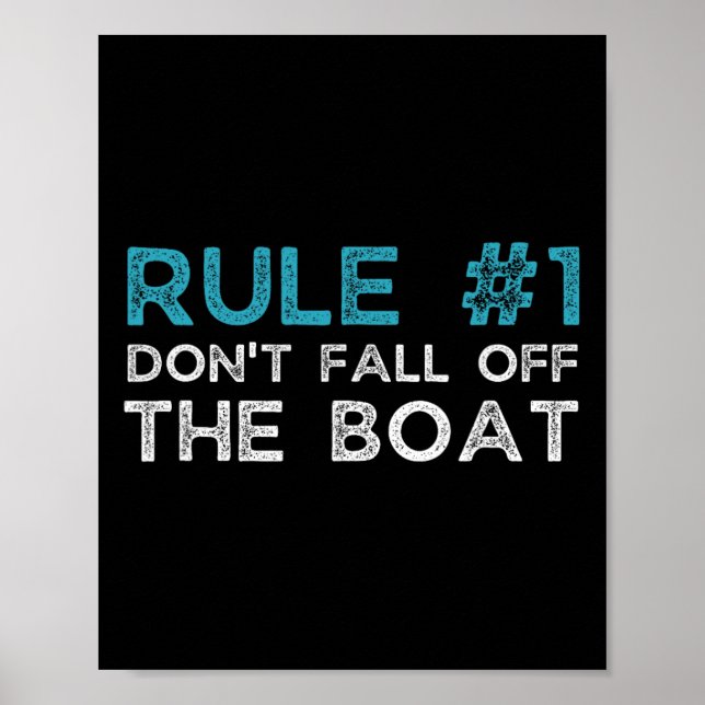 Regel Nummer 1: Ramla Inte Över Bord  Poster (Framsidan)
