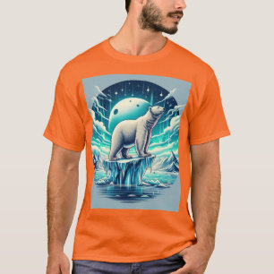 Regel Polar Bear på Arktiska isberg T Shirt