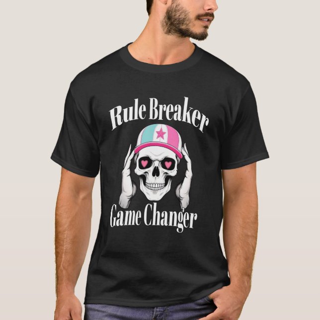Regelbrytare, spelväxlare T-Shirt Coola Skull (Framsida)