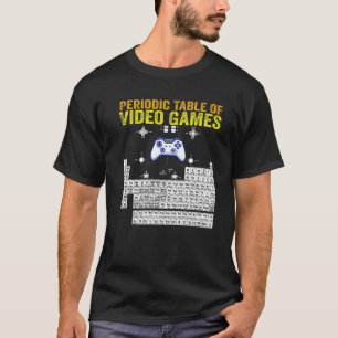 Regelbundet Bord för videospel Coola Gamers Inslag T Shirt