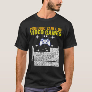 Regelbundet Bord för videospel Coola Gamers Inslag T Shirt