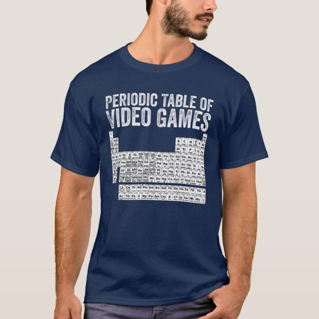 Regelbundet Bord för videospel Coola Gamers Inslag T Shirt (Framsida)