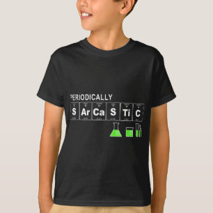 Regelbundet Sarkastic Funny Science Ord Novel T Shirt