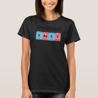 Regelbundet sassi-kemi Kärlek Student-kemist T Shirt