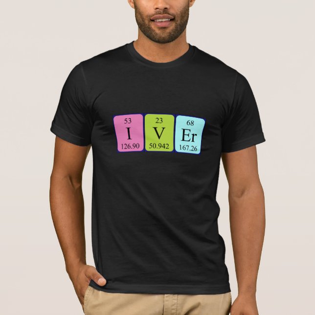 Regelbundet skjorta bord namn t-shirt (Framsida)